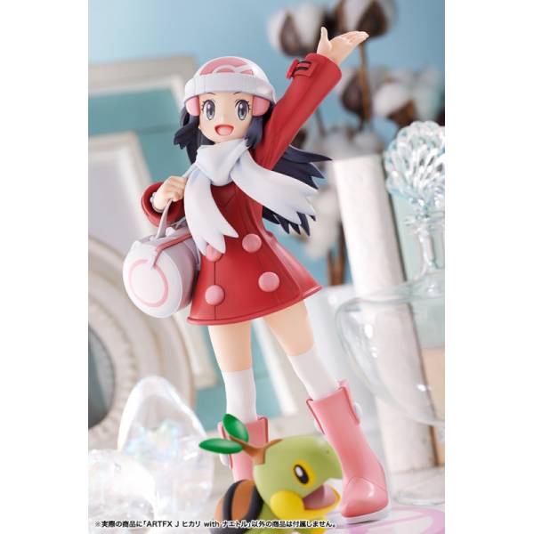 Kotobukiya Artfx J Pokemon Dawn with Piplup 1/8 Scale Figure NEW from Japan