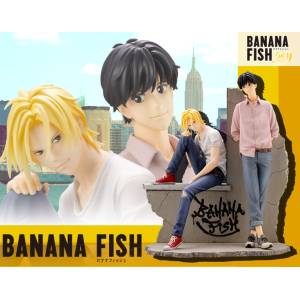 ARTFX J: Banana Fish - Ash Lynx & Okumura Eiji 1/8 (Reissue) [Kotobukiya]