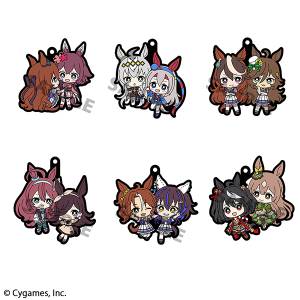 Umamusume: Pretty Derby - Buddy Colle Rubber Keychain Mascots - 6 Packs/Box [Megahouse]