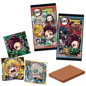 Demon Slayer: Kimetsu no Yaiba Deformed Sticker Wafer 20 Pack BOX [Bandai]