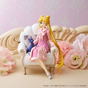 Ichiban Kuji (A Prize): Pretty Guardians Sailor Moon Cosmos the Movie - Usagi & Luna (Antique Style) [2nd Hand]