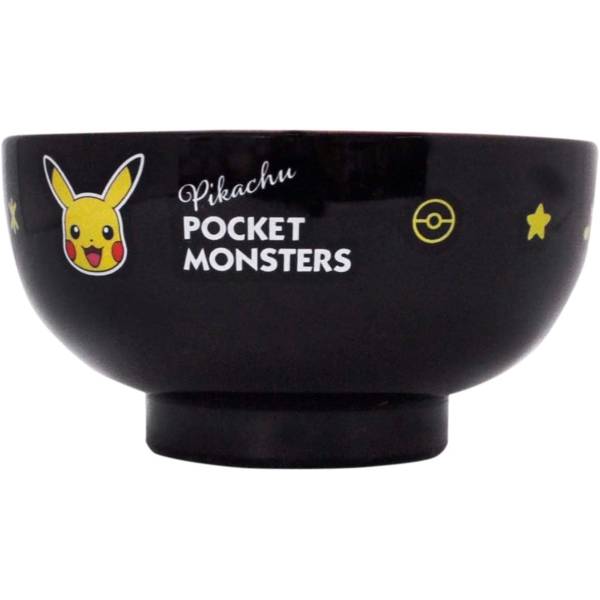 Pokemon Pikachu Ceramic Ramen Bowl with Chopsticks