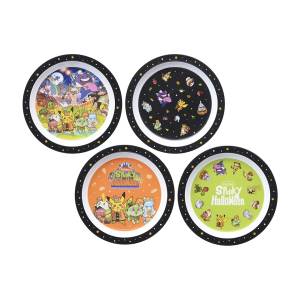 Pokemon: Melamine plates - Paldea Spooky Halloween - Set Of 4 [The Pokémon Company]