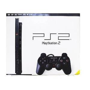 PlayStation 2 Slim - Charcoal Black (SCPH-70000CB) [used good condition]