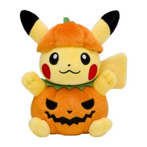 Pokemon Plush: Paldea Spooky Halloween - Pumpkin Pikachu (Limited Edition) [The Pokémon Company]