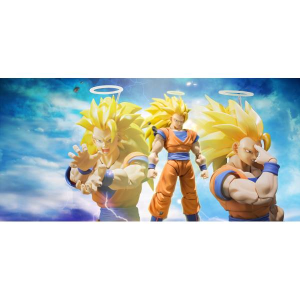  Bandai Tamashii Nations S.H. Figuarts Super Saiyan 3 Son Goku  DRAGON Ball Z Action Figure : Toys & Games