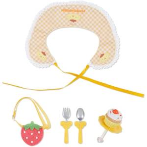 Sanrio Stuffed Doll: Pittato Friends - Pompompurin - Cafe Accessories Set [Sanrio]