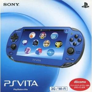 PlayStation Vita - Sapphire Blue - 3G / Wi-Fi (PCH-1100 AB04) [Used Good Condition]