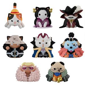 MEGA CAT PROJECT: One Piece - Nyan Piece Nyan! Mini Cat Figures - 8Pack BOX [Megahouse]