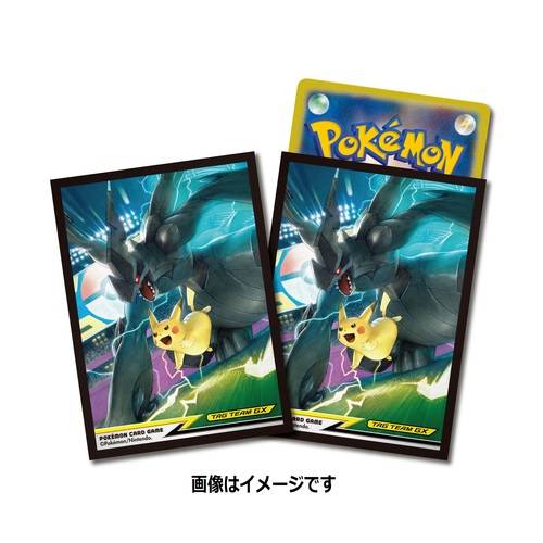 Pokemon Card Game: Pikachu & Zekrom TAG TEAM GX - Deck Shield (64 Sleeves/Pack) [ACCESSORY]