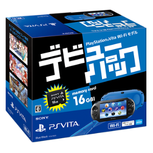 PlayStation Vita Slim - Blue & Black - Debut Pack - Wi-Fi (PCHJ-10025) [Used Good Condition]