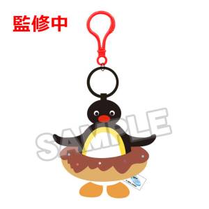 Pingu: Fluffy Mascot Keychain - Donut [GoodSmile Moment]