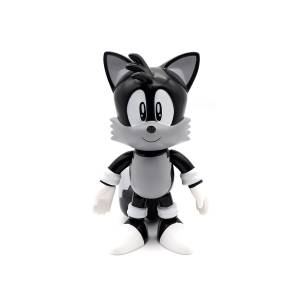 Sonic The Hedgehog Classic Tails 3 Action Figure Black White Deco