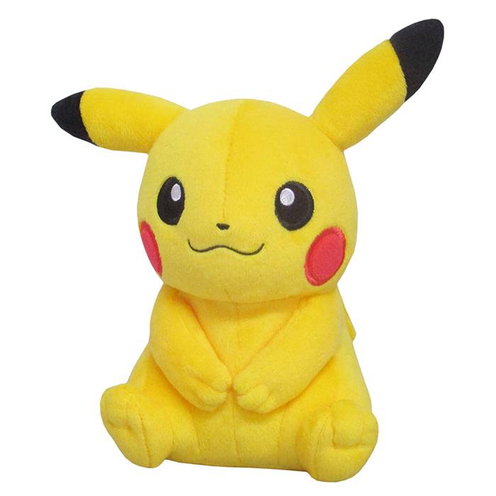 Pokemon Plush: ALL STAR COLLECTION - Pikachu Female Form (S) PP165 (Reissue) [SAN-EI]