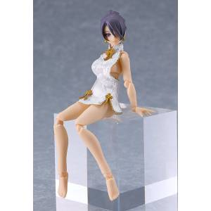 Figma 569b : Mika - Female Body with Miniskirt Chinese Dress (White Ver.) [Max Factory]