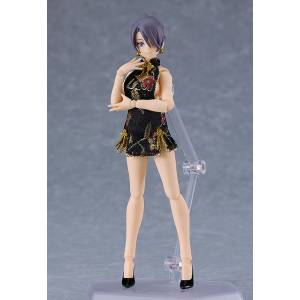 Figma 569c : Mika - Female Body with Miniskirt Chinese Dress (Black Ver.) [Max Factory]