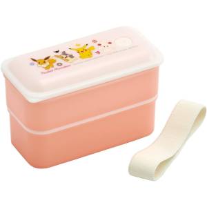 Pokémon: Antibacterial Lunch Box - 2-Tier - 550ml (Coral Ver.) [Skater] 