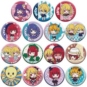 Shokugan: Oshi no Ko - Can Badge Collection - 14 Packs/Box (Candy Toy) [Bandai]