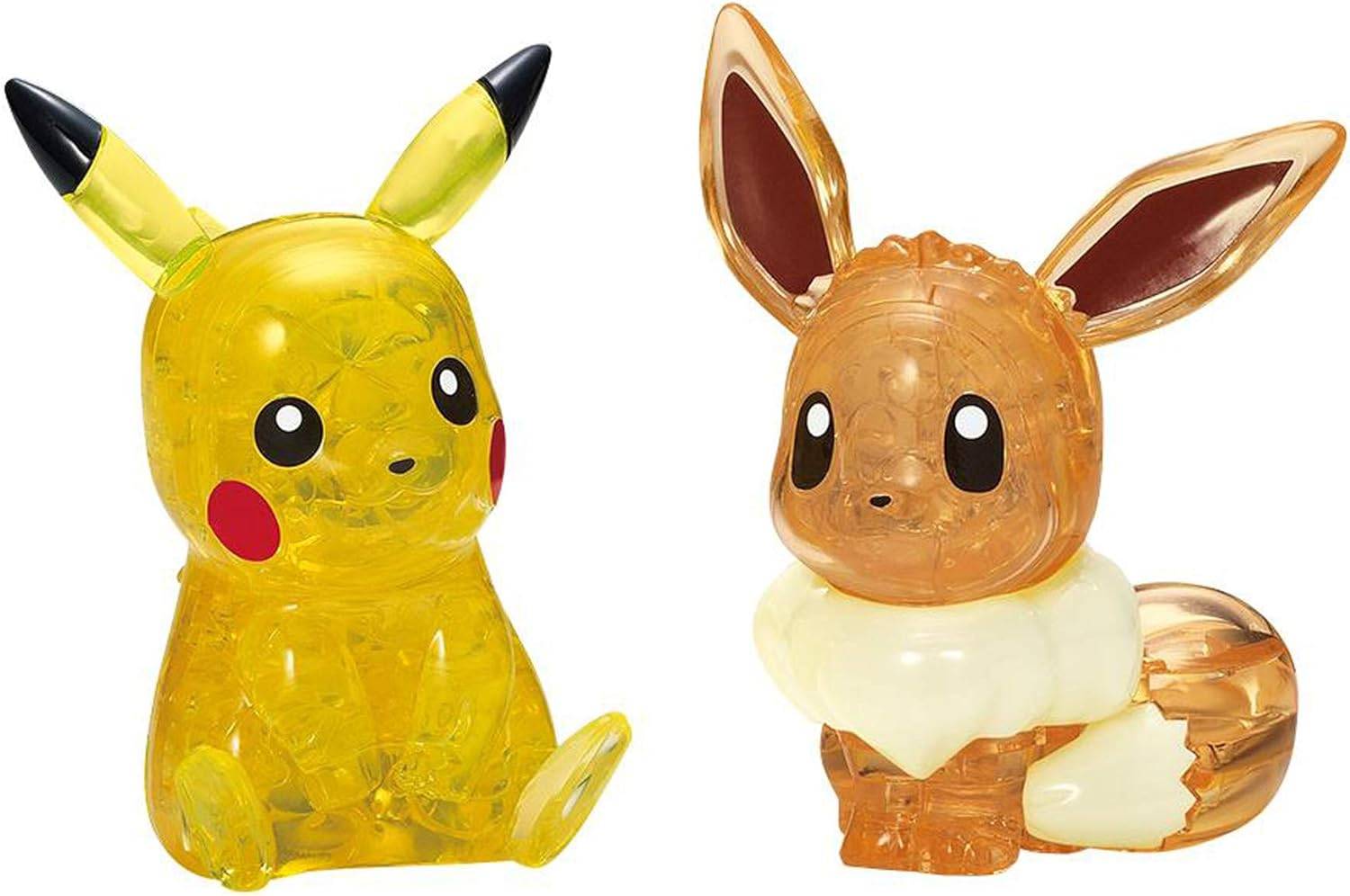 Pokémon: Crystal 3D Puzzle - Pikachu & Eevee (48 Pieces) [Beverly]