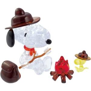 Peanuts: Crystal 3D Puzzle - Snoopy - Camp Ver. (43 Pieces) [Beverly]