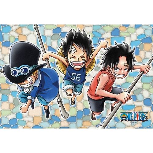 One Piece: Art Crystal Jigsaw Puzzle - Bonds of Three (126 Pieces) [Ensky]
