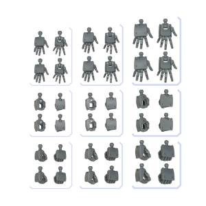 Mobile Suit Gundam: Gundam Option Parts Set Gunpla 03 (Build Hands Square Shape) [Bandai Spirits]