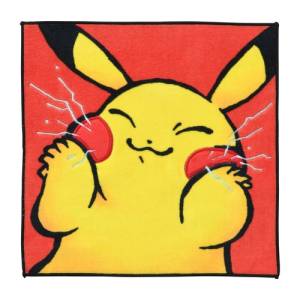 Pokemon: Whats your charm point? - Hand Towel - Pikachu (Squishy Cheeks) [The Pokémon Company]