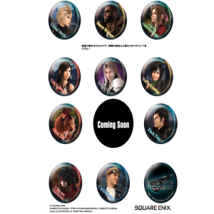 FINAL FANTASY VII REBIRTH: Can Badge Collection (12 Packs/Box) [Square Enix]