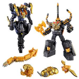 Shokugan: Ohsama Sentai King-Ohger - Tarantula Abyss & King Caucasus Kabuto Oja Metallic ver. & Guardian Weapons [Bandai]