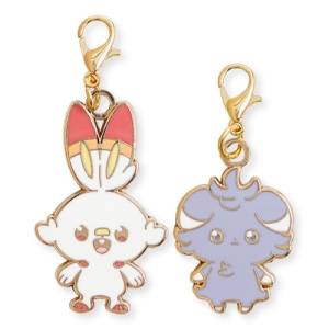 Pokemon: Pokepeace - Metal Charms  - Scorbunny & Espurr [The Pokémon Company]