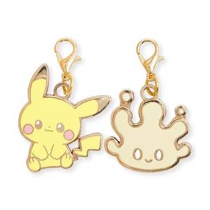 Pokemon: Pokepeace - Metal Charms - Pikachu & Milcery [The Pokémon Company]