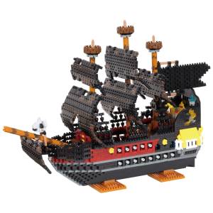 Nanoblock: Pirate Ship - Deluxe Edition (3280 Pieces) [Kawada]