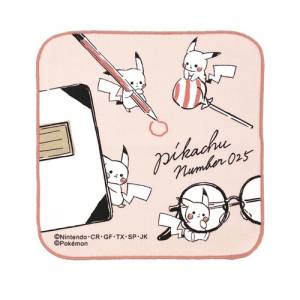Pokemon: Pikachu Number 025 - Microfiber Hand Towel (Desk Ver.) [The Pokémon Company]