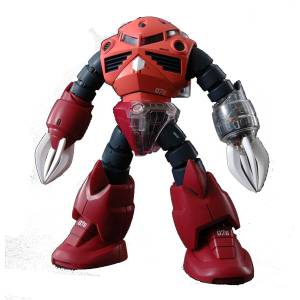 1/100 MG Gundam 0079: Char's Z'Gok with Special Clear Armor Parts [Bandai]