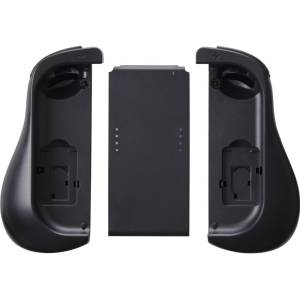 Nintendo Switch: Grip & Power Supply Attachment Set (Black Ver.) [CYBER Gadget]