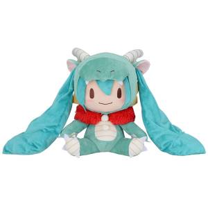 Hatsune Miku: Fuwa Puchi Plush Toy (LL) - Tatsu 2024 [SEGA Fave]