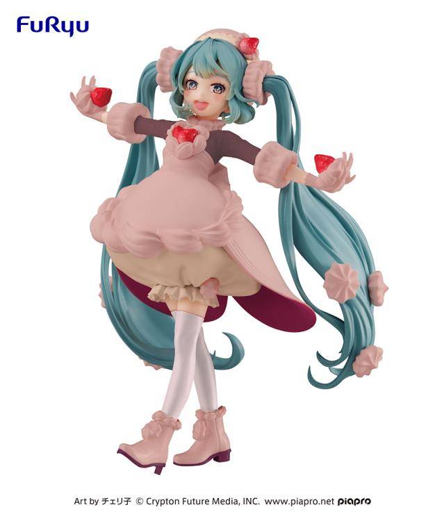 SweetSweets Figure: Hatsune Miku - Strawberry Chocolate Ver. (2nd Hand Prize Figure) [FuRyu]