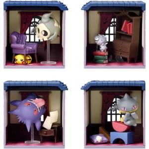 Pokemon: Mayonaka no Fushigi na Yashiki / Mysterious Mansion at Midnight Collection - 4 Packs/Box (Reissue) [Re-Ment]