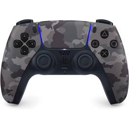 thumbnail interactive-video image 1 of PlayStation DualSense Wireless Controller - Gray Camouflage (PS5) 1 of 5