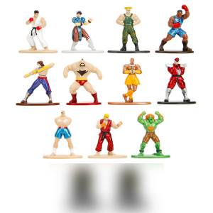 Street Fighter: Nano Metal Figure Collection (Box of 24) [Jada Toys]
