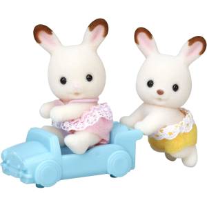 Sylvanian Sylvanian Families: Chocolate Rabbit Twins [Epoch]: Baby Bear [Epoch]