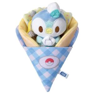 Pokemon Plush: Poképeace - Kurukuru Crepe Plush Piplup [Takara Tomy]