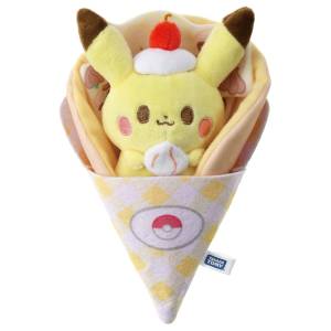 Pokemon Plush: Poképeace - Kurukuru Crepe Plush - Pikachu [Takara Tomy]
