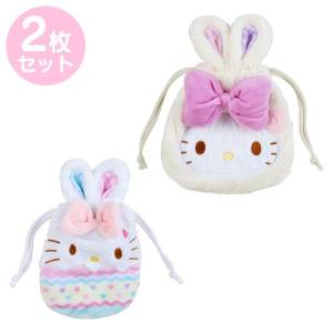 Sanrio: Easter Rabbit - Hello kitty - Drawstring Bag 2 Piece Set [Sanrio]