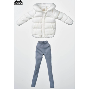 CS-013B Down Jacket & Leggings Set for 1/12 Figures (White Ver.) [Hasuki]
