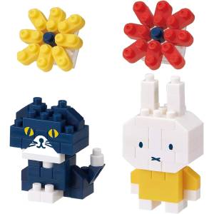 Nanoblock: Miffy and Cat (100 Pieces) [Kawada]