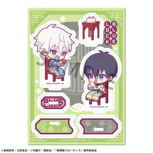 Blue Lock: Acrylic Stand Type B - Kei Shishiya & Nagi Seishiro (Panda & Dim Sum Ver.) [Megahouse]
