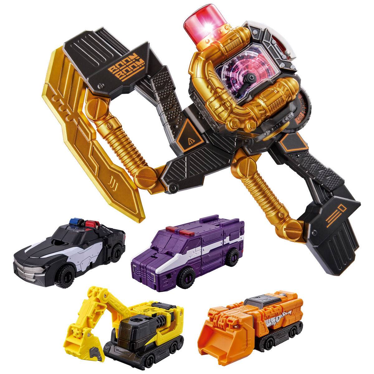 DX: Bakuage Sentai Boonboomger - Boomboom Boom Black & Boom Orange Complete Set [Bandai]