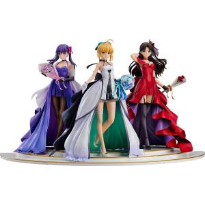 Fate/stay night Saber Rin Tohsaka Sakura Matou -15th Celebration Dress Ver.- Premium Box [Good Smile Company]
