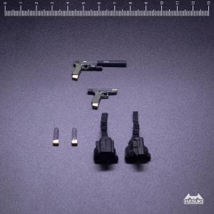 WM-01B Handgun Set for 1/12 Action Figures (Military Green Ver.) [Hasuki]